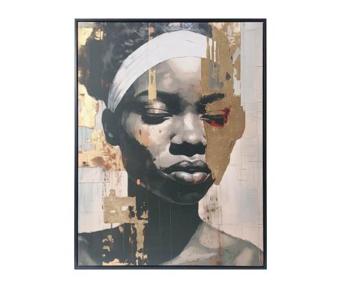 Seinapilt WALLY 60x80cm, kuldne 1