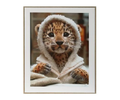 Seinapilt WALLY 40x50cm, gepardi beebi