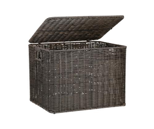 Korv BASILE 45x37xH33cm, tumepruun