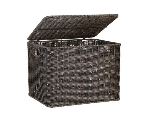 Korv BASILE 39x31xH29cm, tumepruun