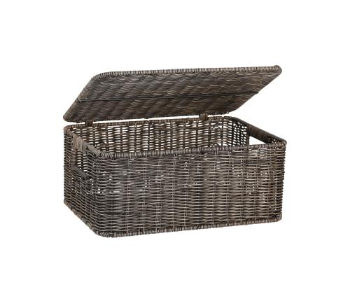 Korv BASILE 34x24xH15cm, tumepruun