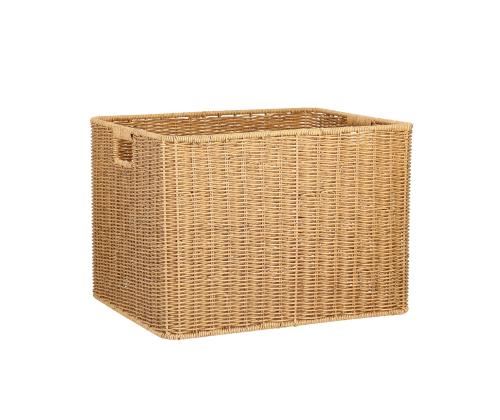 Korv BASILE 42,5x34xH30cm, helepruun