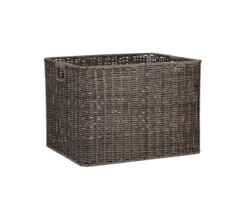 Korv BASILE 45x37xH32cm, tumepruun