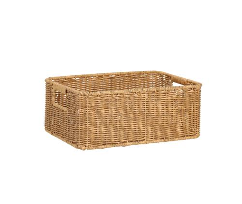 Korv BASILE 31x21xH12cm, helepruun