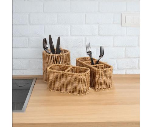 Tops BASILE 23x9xH10cm, helepruun