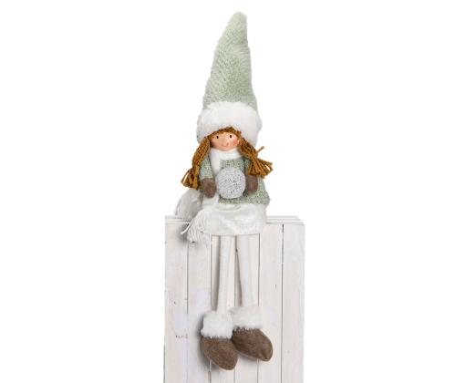 Dekoratsioon FUN SAARA H59cm, tüdruk, roheline