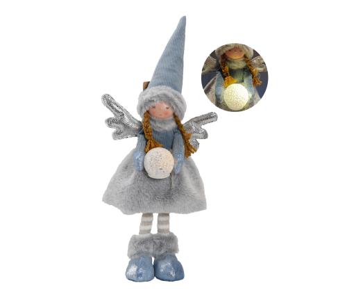 Dekoratsioon FUN MAIA H45cm, tüdruk, sinine