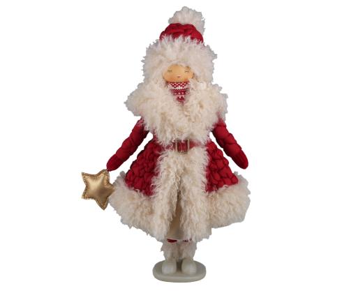 Dekoratsioon FAB MARIA H49cm, päkapikk, punane