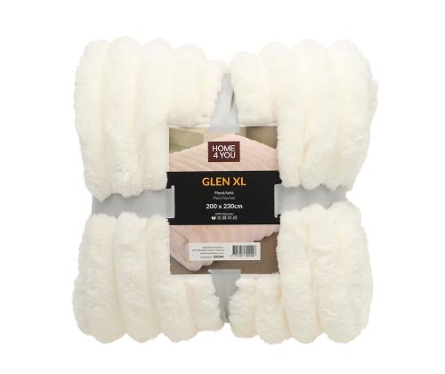 Pleed GLEN XL 200x230cm, valge