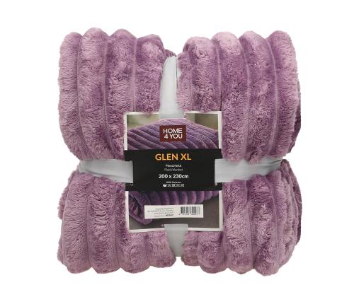 Pleed GLEN XL 200x230cm, lilla