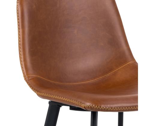 Baaritool OREGON, vintage brandy kunstnahk