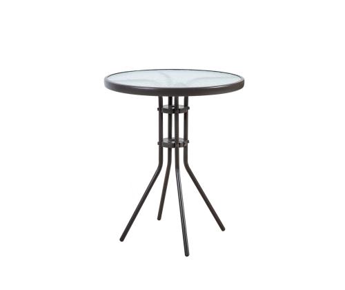 Aiamööblikomplekt DUBLIN laud, 2 tooli, hall