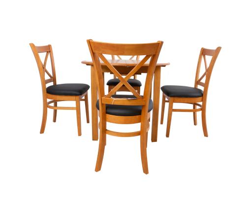 Söögilauakomplekt MIX & MATCH 4-tooliga