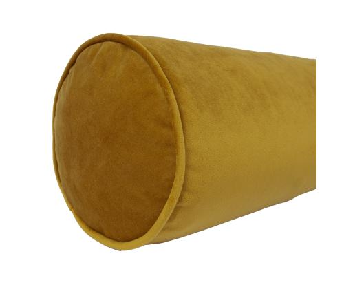 Rullpadi VELVET D18x50cm, sinepikollane, 100% polüester