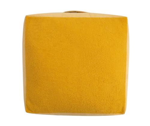 Tumba LAMB BAG, 80x80cm, h30cm, kollane, 100% polüester, kangas-325/322