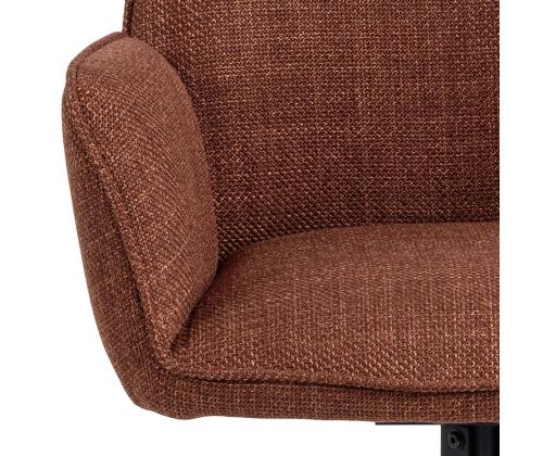 Tool GLENDA käetugedega, terrakota, 61x63xH88,5cm