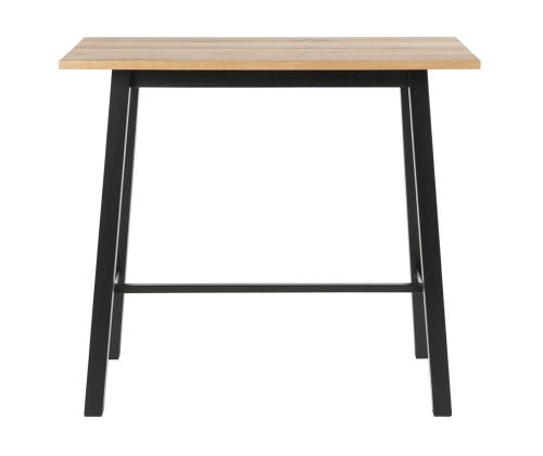 Baarilaud CHARA 117x58xH105cm, tamm/must