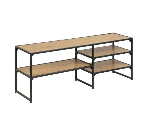 TV-laud SEAFORD 120x33xH46cm, 3 riiuliga, metsik tamm