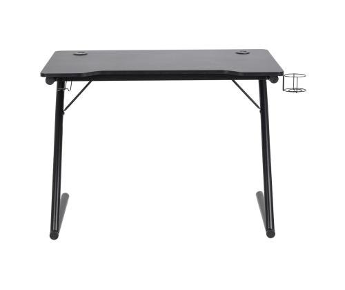 Kirjutuslaud TROOPER 100x60xH75cm, must, MDF, metall
