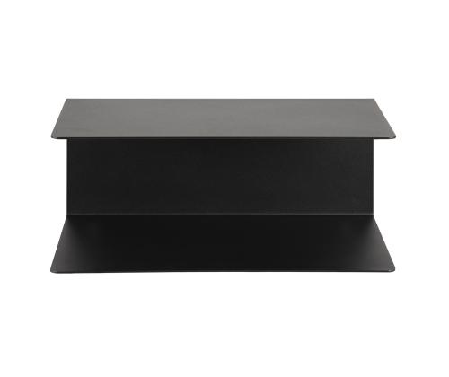 Seinariiul JOLIET 35x20xH14cm, must metall