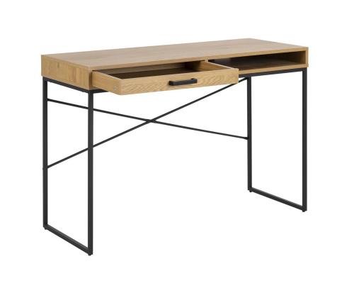 Kirjutuslaud SEAFORD 110x45xH75cm, tamm, metall