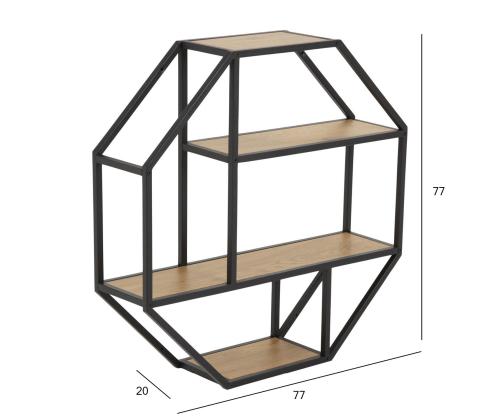Seinariiul SEAFORD 77x20xH77cm, naturaalne