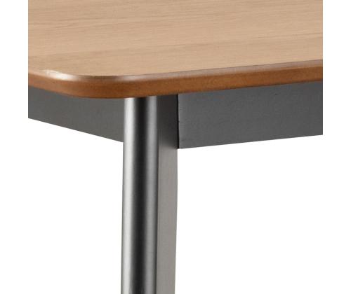 Baarilaud ROXBY 120x60xH105cm, naturaalne/must