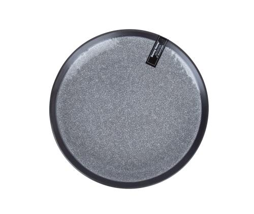 Taldrik RITA D20cm, must/hall