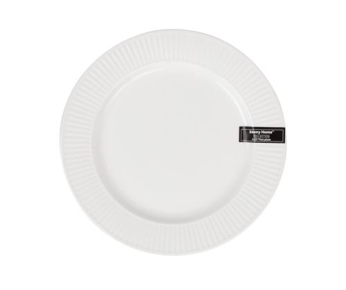 Taldrik ARDEN D19cm, valge keraamika