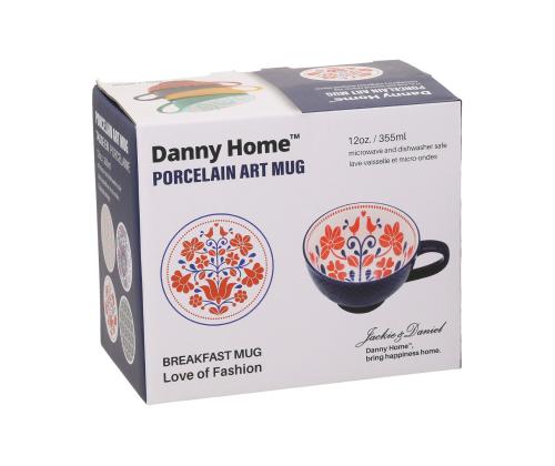 Kruus SEREN H7,7cm 355ml, sinine/punane