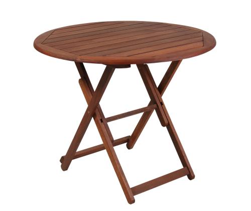 Rõdukomplekt NANTES laud ja 2 tooli, meranti