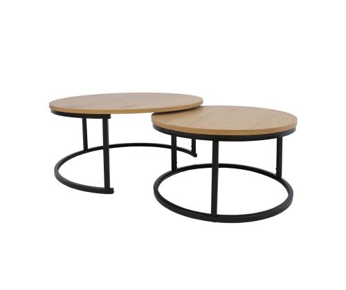 Diivanilaud BRITU 2tk komplektis, hele puit