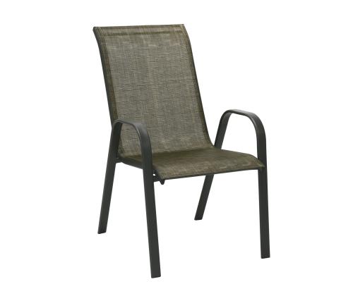 Aiamööblikomplekt DUBLIN laud ja 4 tooli, kuldpruun