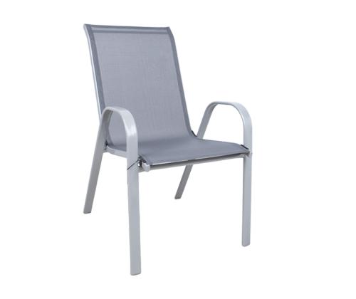 Aiamööblikomplekt DUBLIN laud ja 4 tooli, hall