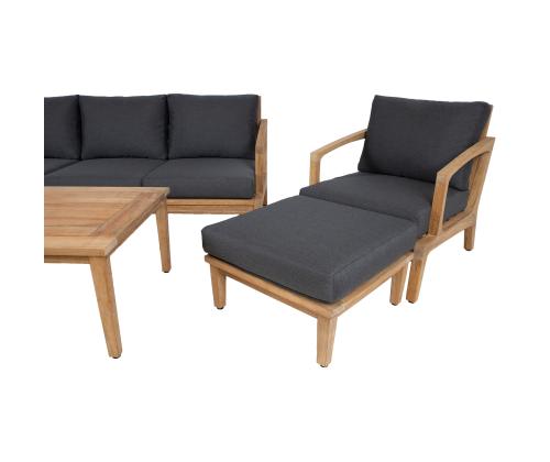 Aiamööblikomplekt MALDIVE laud, diivan, 2 tooli ja tumba