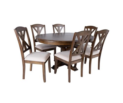 Söögilauakomplekt JAMES 6-tooliga