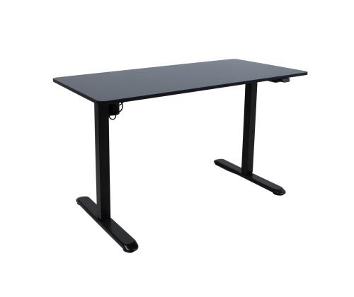 Töölaud ERGO LIGHT 1-mootoriga 120x60cm, must