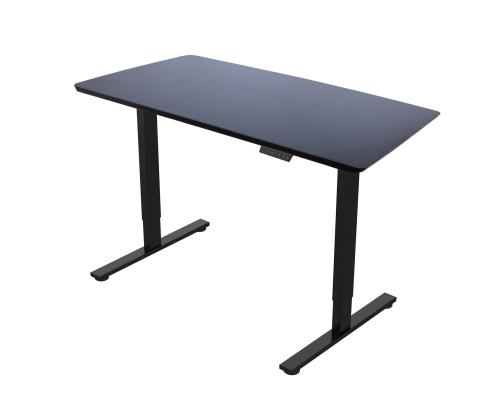 Töölaud ERGO FIT 1-motoriga 120x68xH71,5-116cm, must