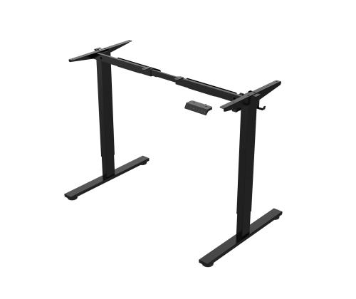 Töölaud ERGO FIT 1-motoriga 120x68xH71,5-116cm, must