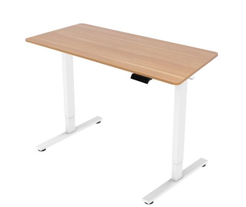Töölaud ERGO FIT 1-motoriga 120x68xH71,5-116cm, tamm/valge