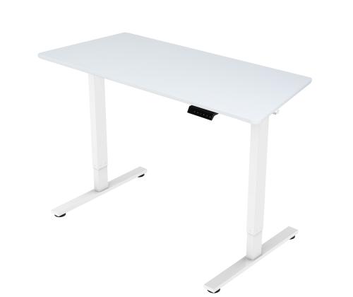 Töölaud ERGO FIT 1-motoriga 120x68xH71,5-116cm, valge