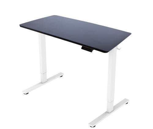 Töölaud ERGO FIT 1-motoriga 120x68xH71,5-116cm, must/valge