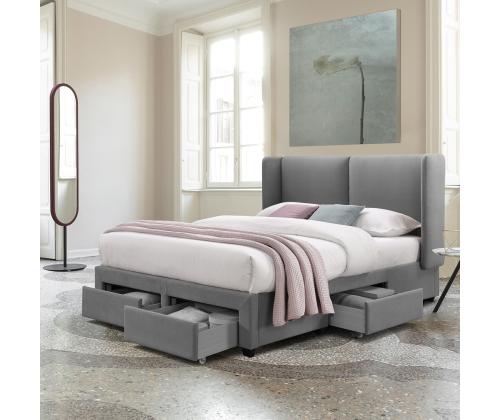 Voodi SUGI madratsiga HARMONY TOP 160x200cm, hall