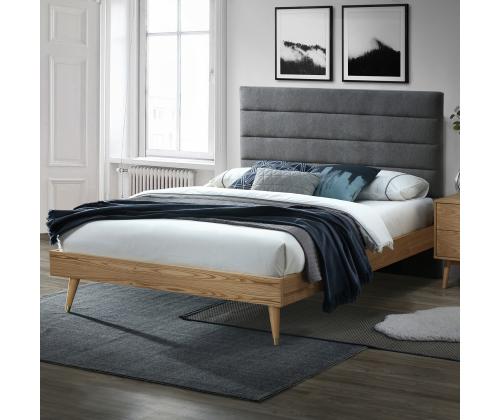 Voodi ROMAN madratsiga HARMONY DUO 160x200cm, hall