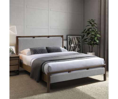 Voodi VOKSI madratsiga HARMONY DUO 160x200cm, hall