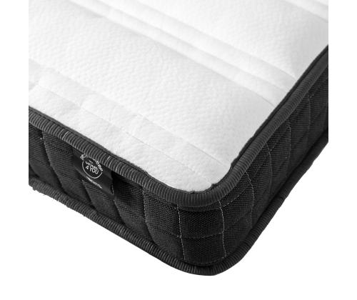 Voodi OSWALDO 90x200cm, madratsiga HARMONY UNO, plaatinahall