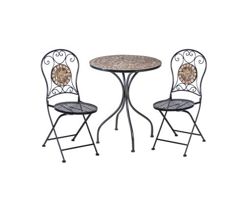 Rõdukomplekt MOSAIC laud ja 2 tooli