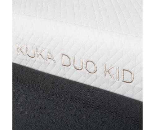 Voodi JUNO 90x200cm, madratsiga KUKA DUO KID, hall