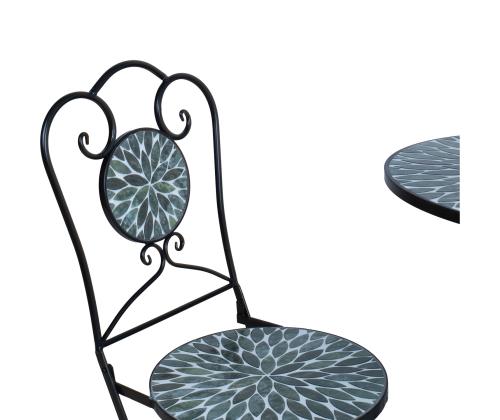 Rõdukomplekt MIRT laud ja 2 tooli, roheline