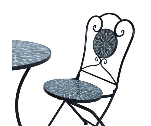 Rõdukomplekt MIRT laud ja 2 tooli, roheline